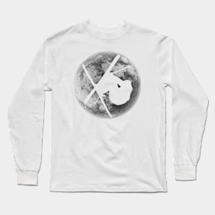 Dark Super Moon D-Spin Long Sleeve T-Shirt